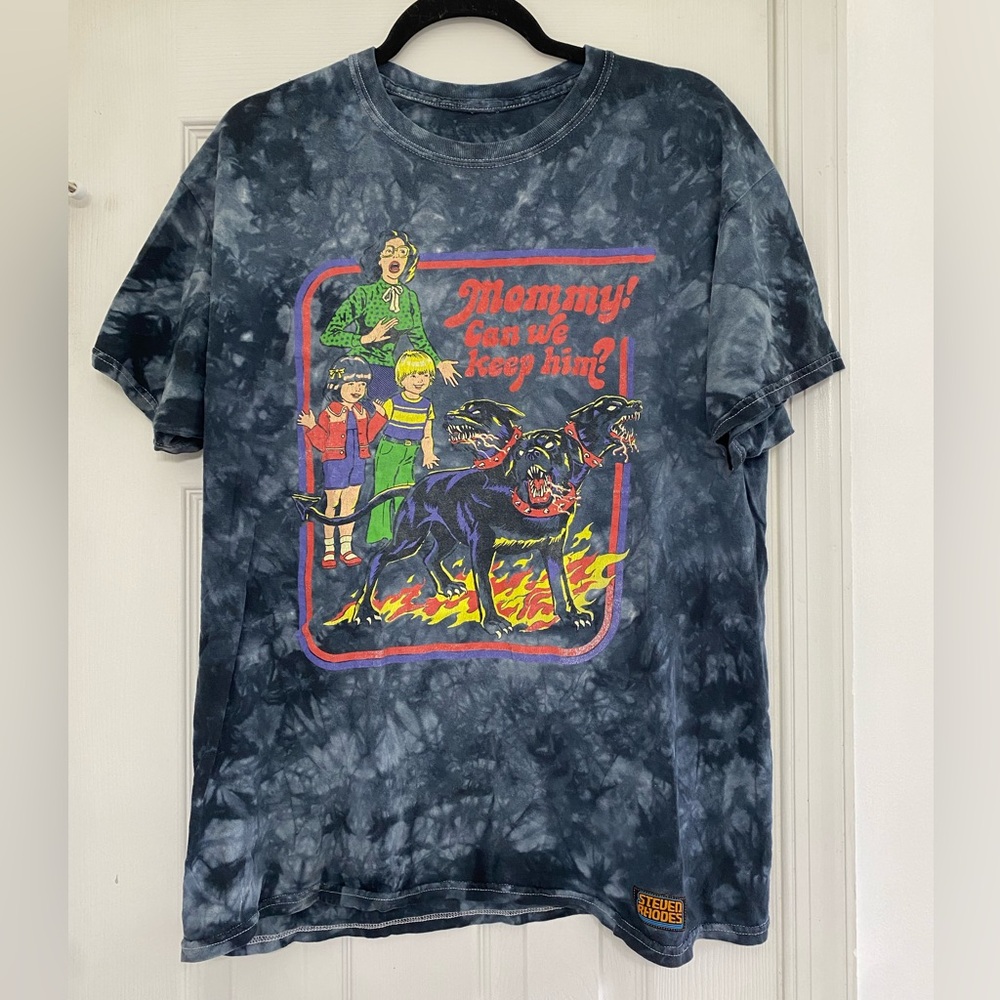Steven Rhodes Tie-Dye Graphic T-Shirt